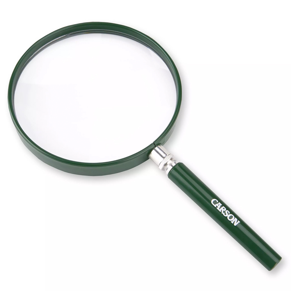 Lupa Clásica Carson BigEye 2x Verde