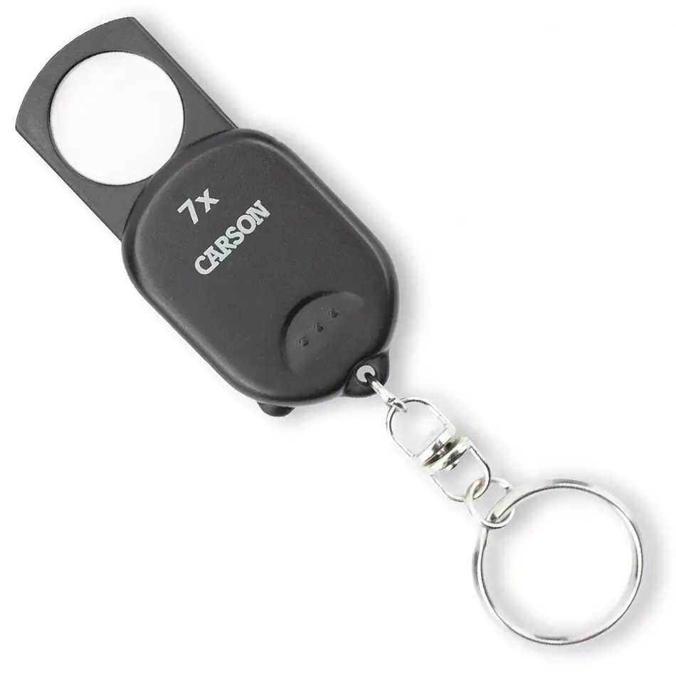 Lupa Llavero Carson Pop-Up 7x Negro 1