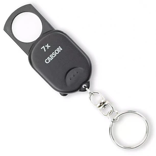 Lupa Llavero Carson Pop-Up 7x Negro