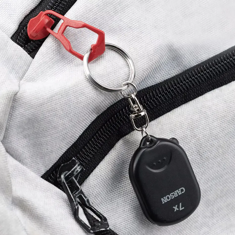 Lupa Llavero Carson Pop-Up 7x Negro 5