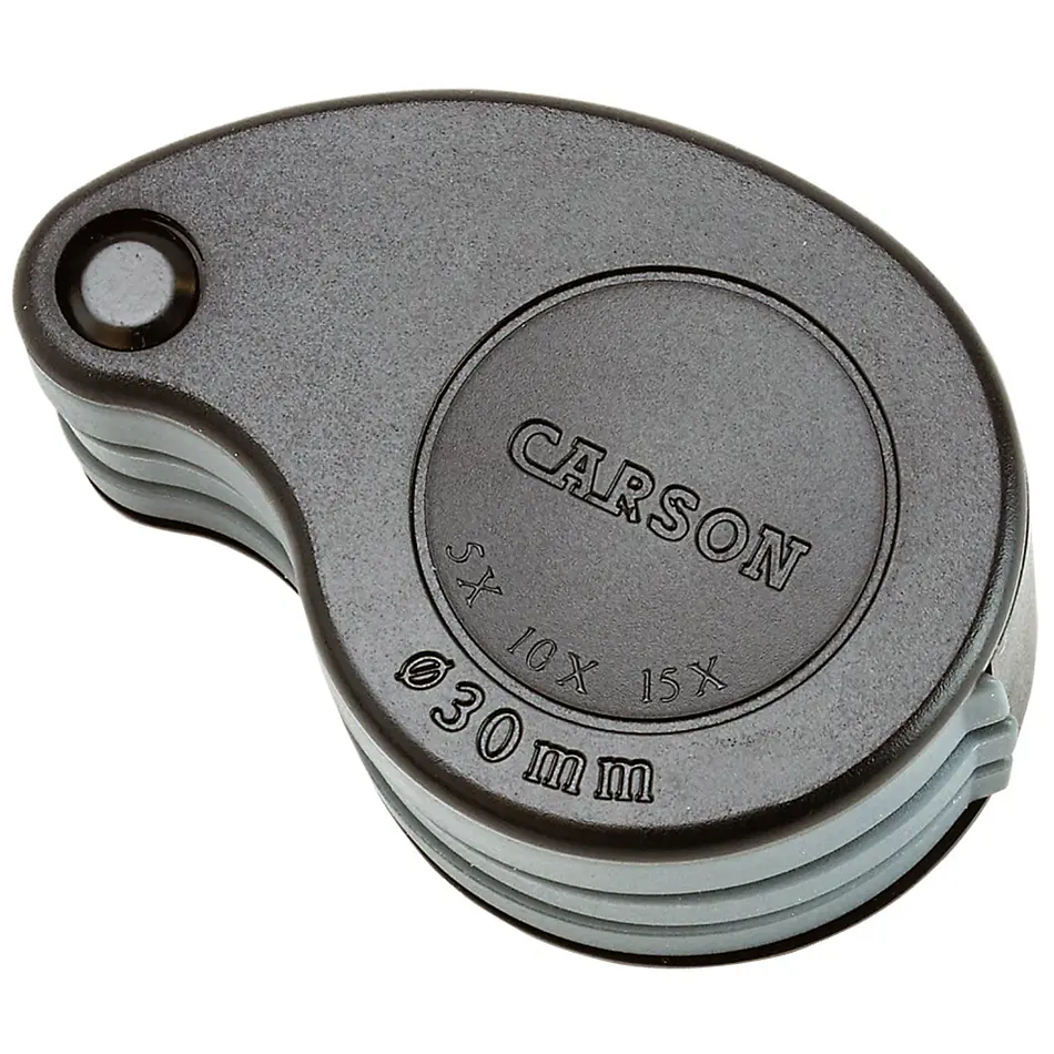 Lupa Plegable Carson TriView 5-15x Negro 4