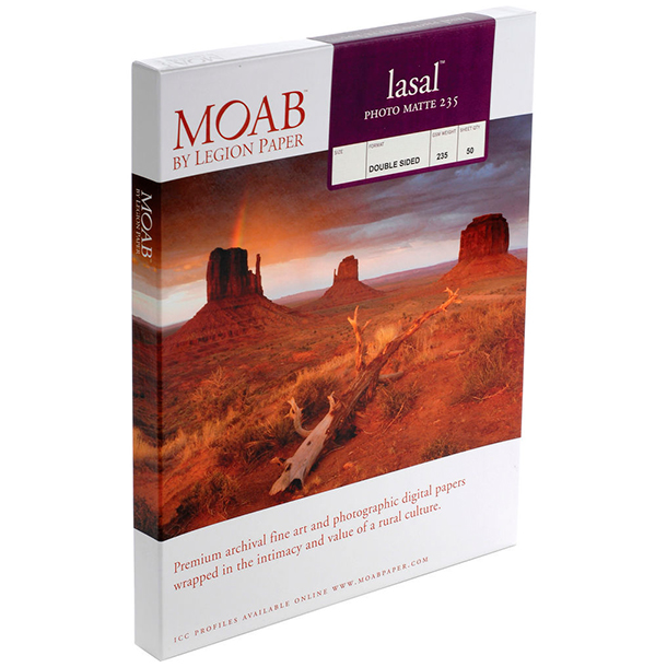 Papel Fine Art Moab Lasal Photo Matte 235 A4 (8.25 x 11.75) 50 Hojas