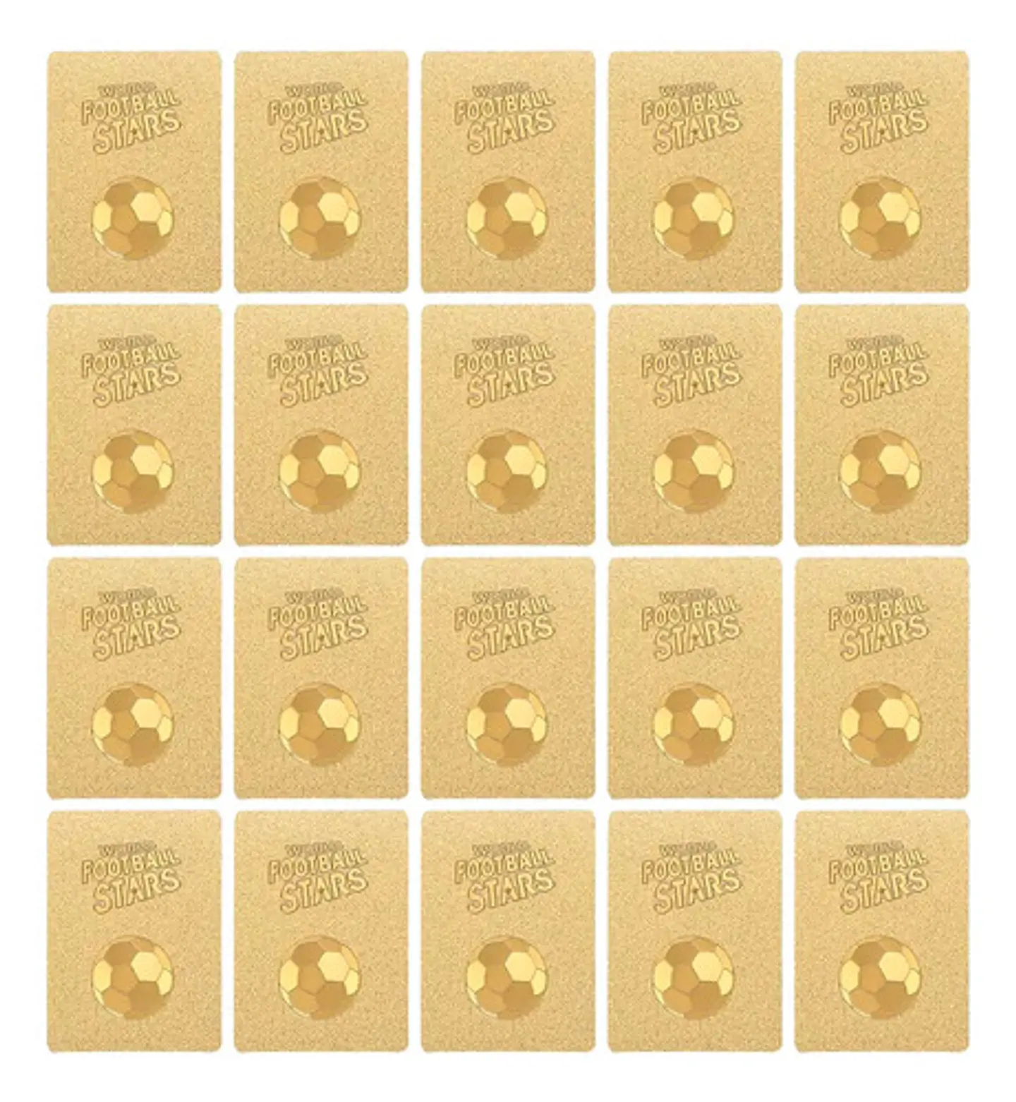 Cartas Fútbol Fifa Star Coleccionables Intercambiables X 55 5