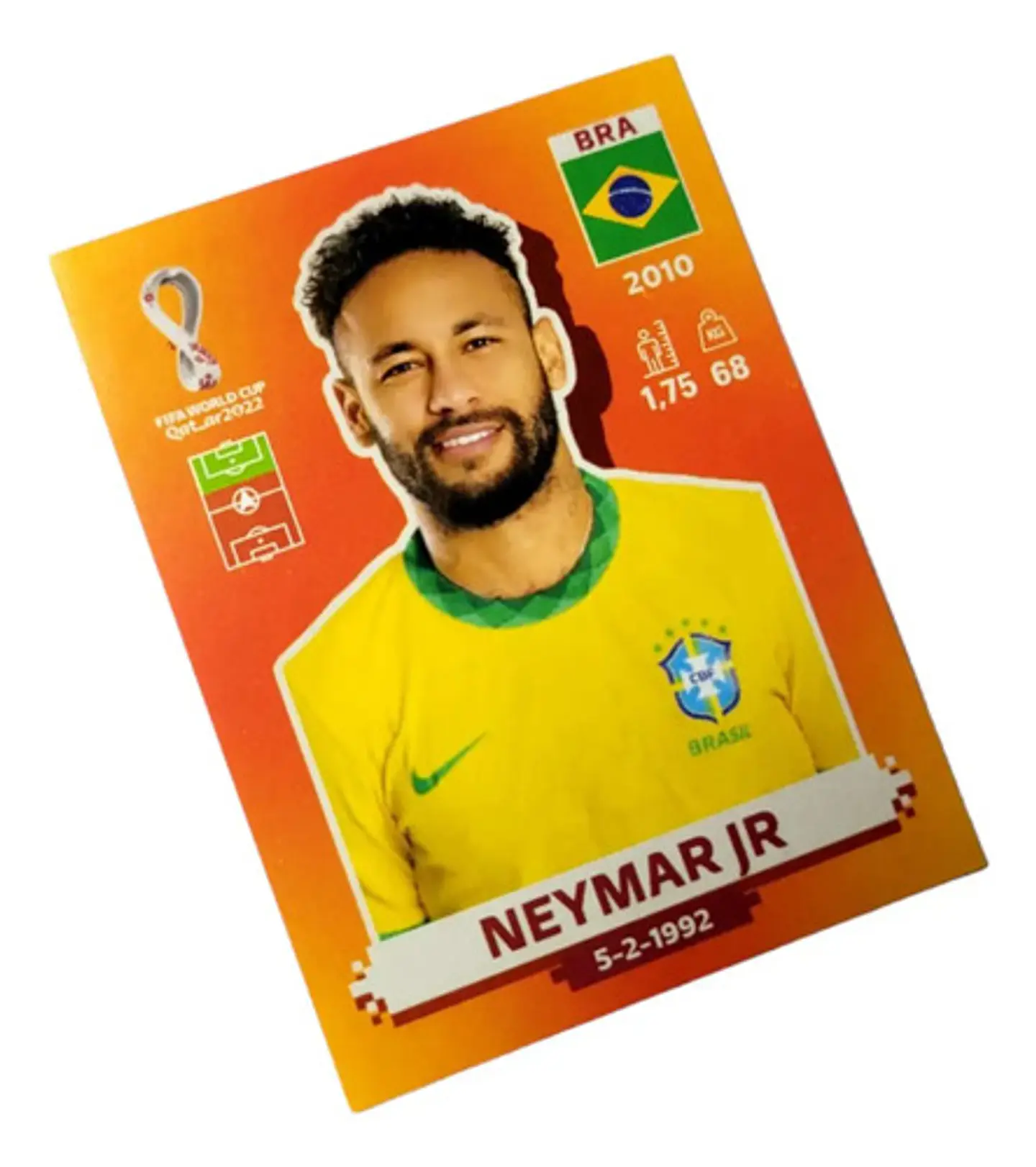 Neymar Jr Panini Qatar 2022 Bra 16 3