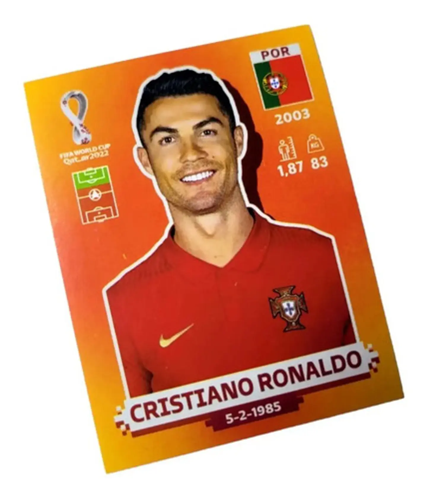 Cristiano Ronaldo Panini Qatar 2022 Por 17 2