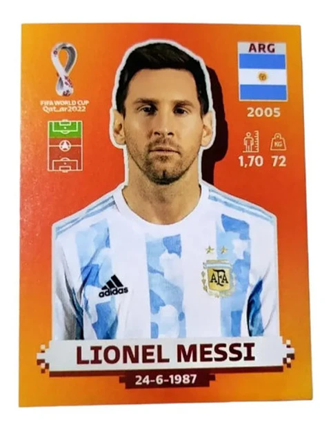 Lionel Messi Qatar 2022 Panini 