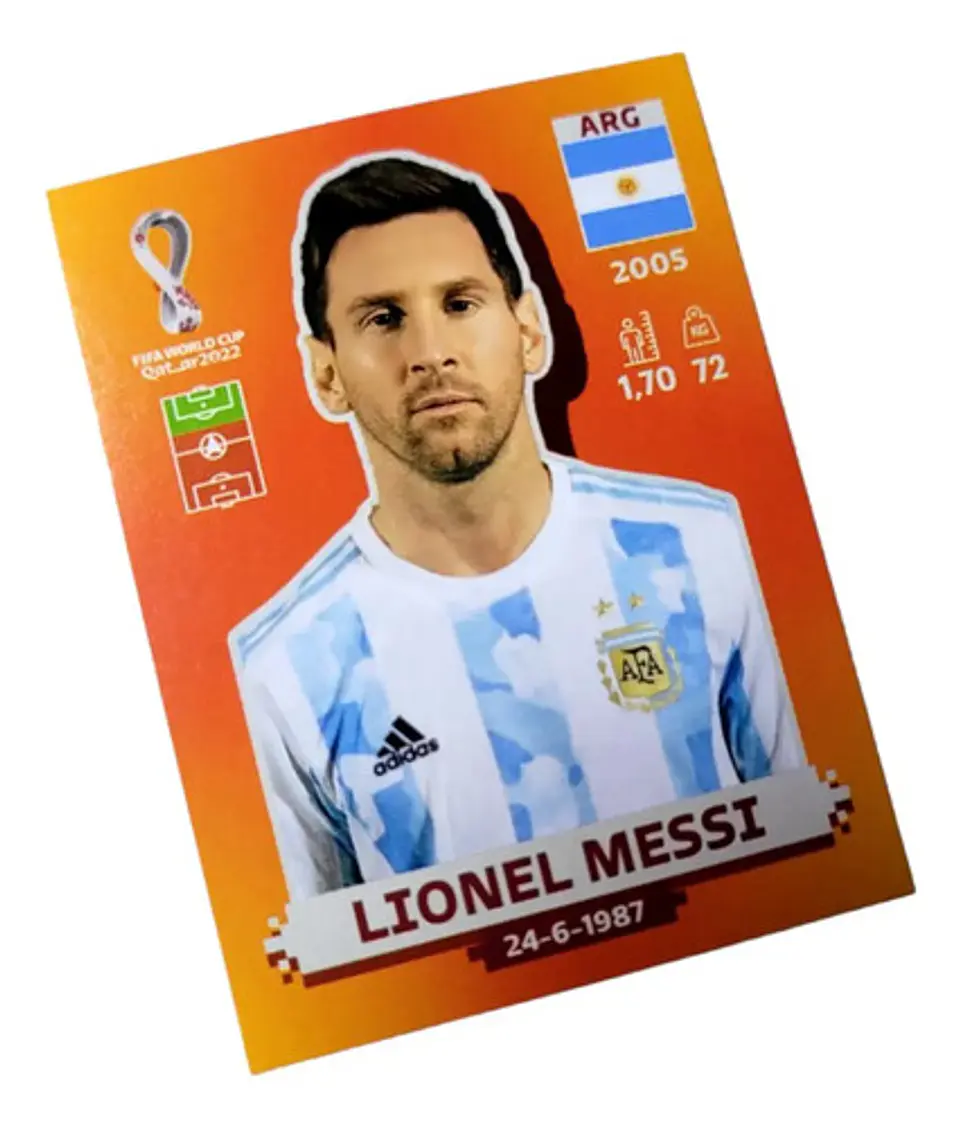 Lionel Messi Qatar 2022 Panini  3