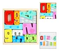 Encastre Rompecabezas De Madera Bloques Tetris Didáctico - Miniatura 27