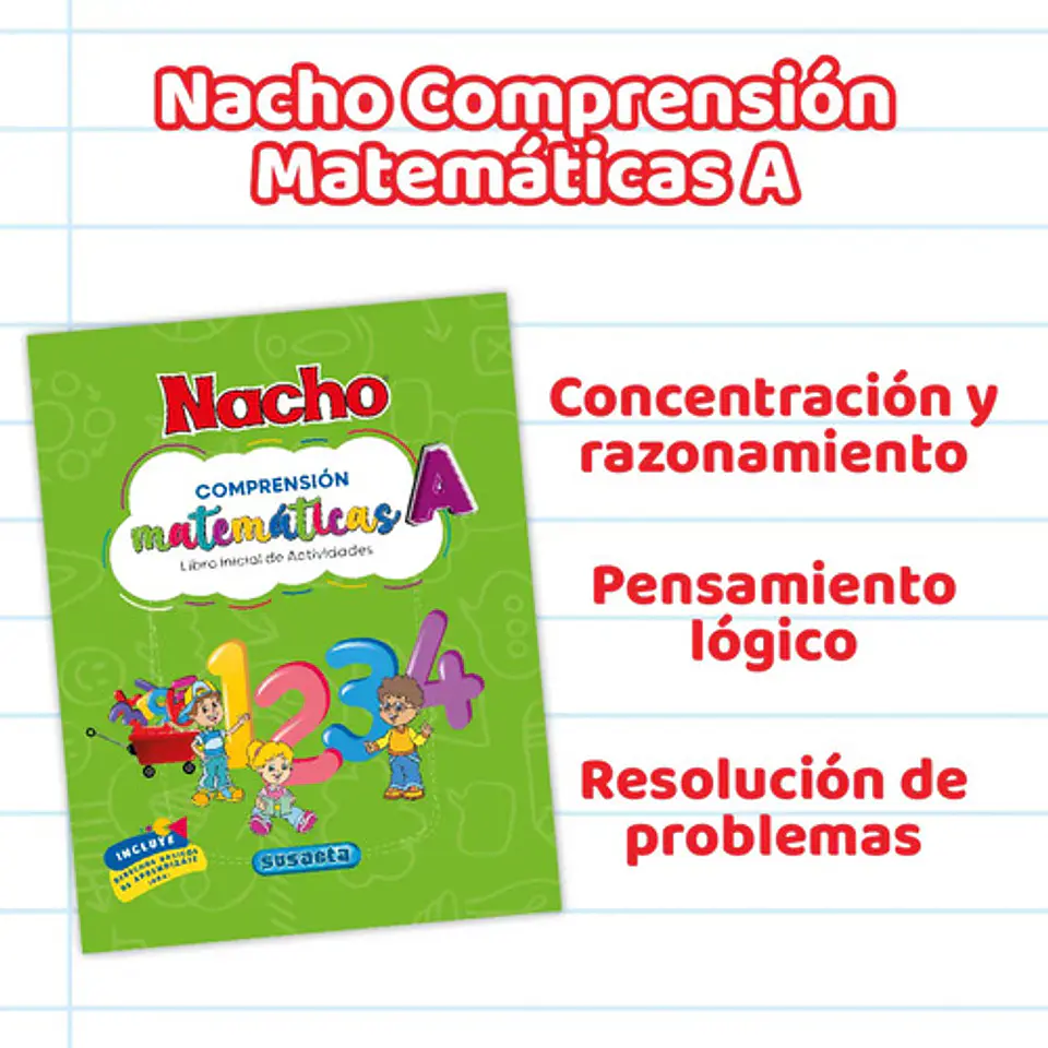 Libro Inicial De Actividades Matemáticas A Nacho Original 2