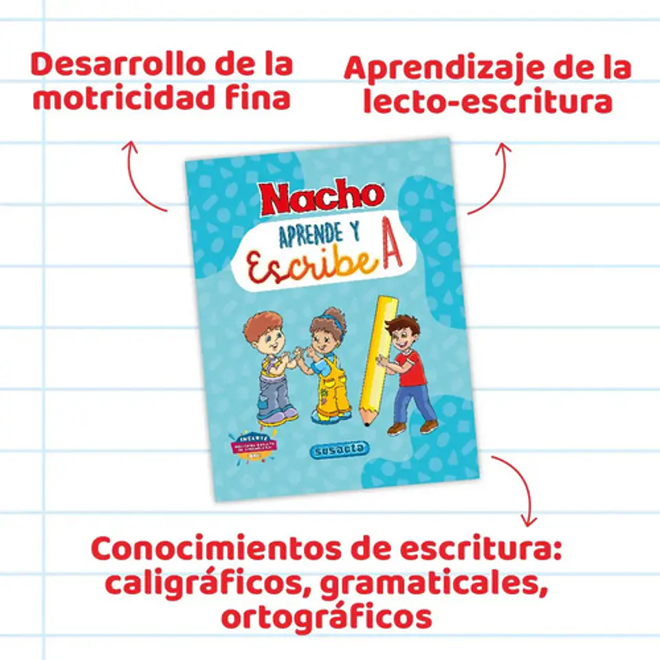 Libro Inicial De Actividades Escribe A Nacho Original 4