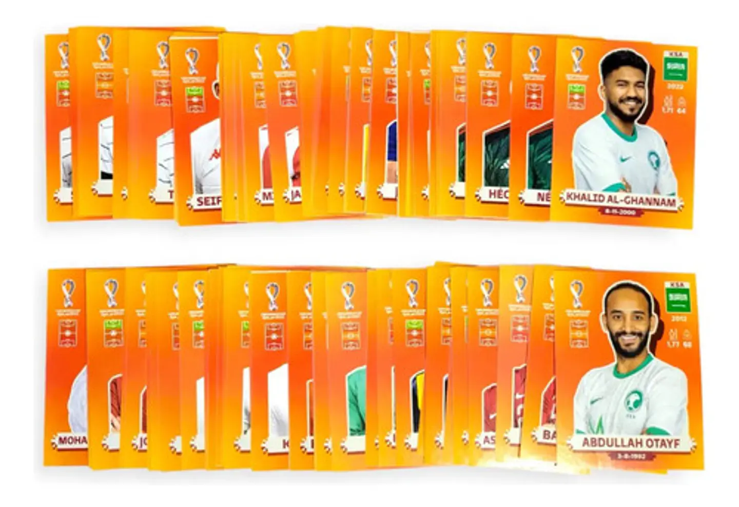 100 Láminas Jugadores Panini Qatar 2022 Sin Repetir, Al Azar 3
