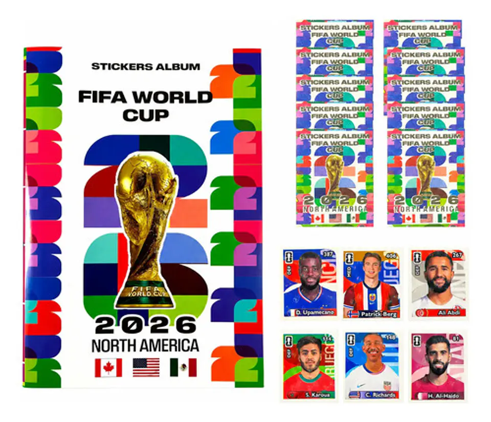 Álbum Fútbol Coleccionable + Láminas Autoadhesivas 1