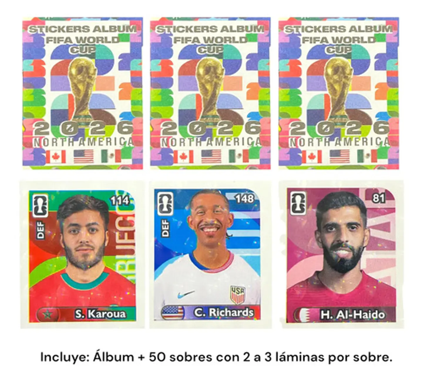 Álbum Fútbol Coleccionable + Láminas Autoadhesivas 6