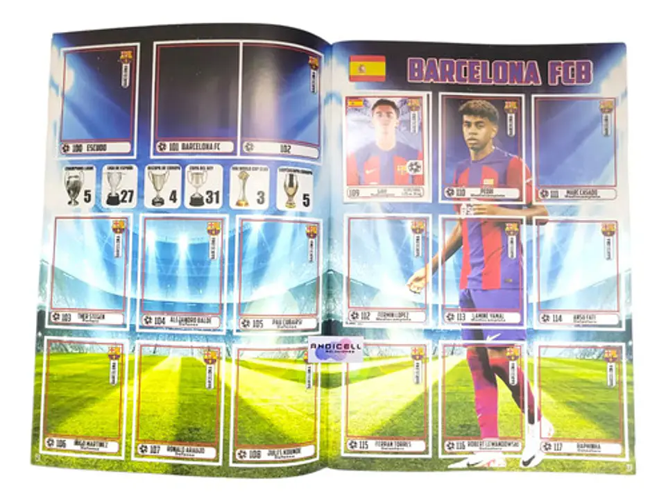 Álbum Fútbol Coleccionable + Láminas Autoadhesivas 10