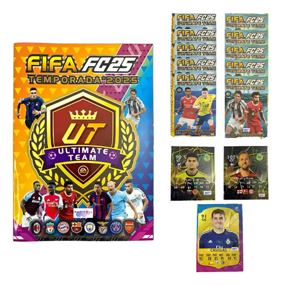 Álbum Fútbol Coleccionable + Láminas Autoadhesivas 14