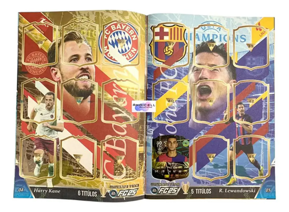 Álbum Fútbol Coleccionable + Láminas Autoadhesivas 16