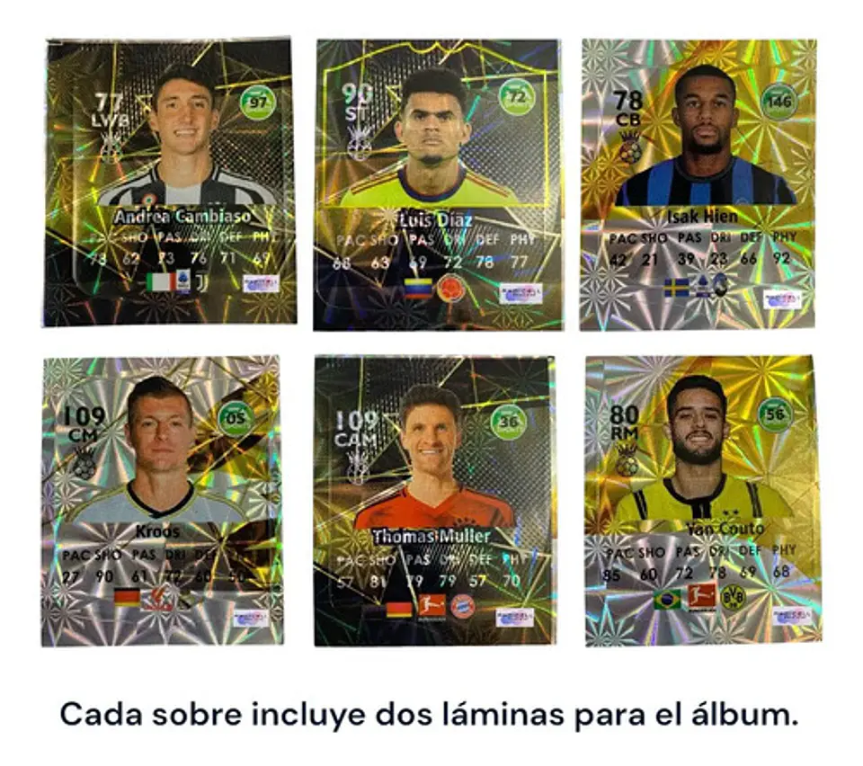 Álbum Fútbol Coleccionable + Láminas Autoadhesivas 21