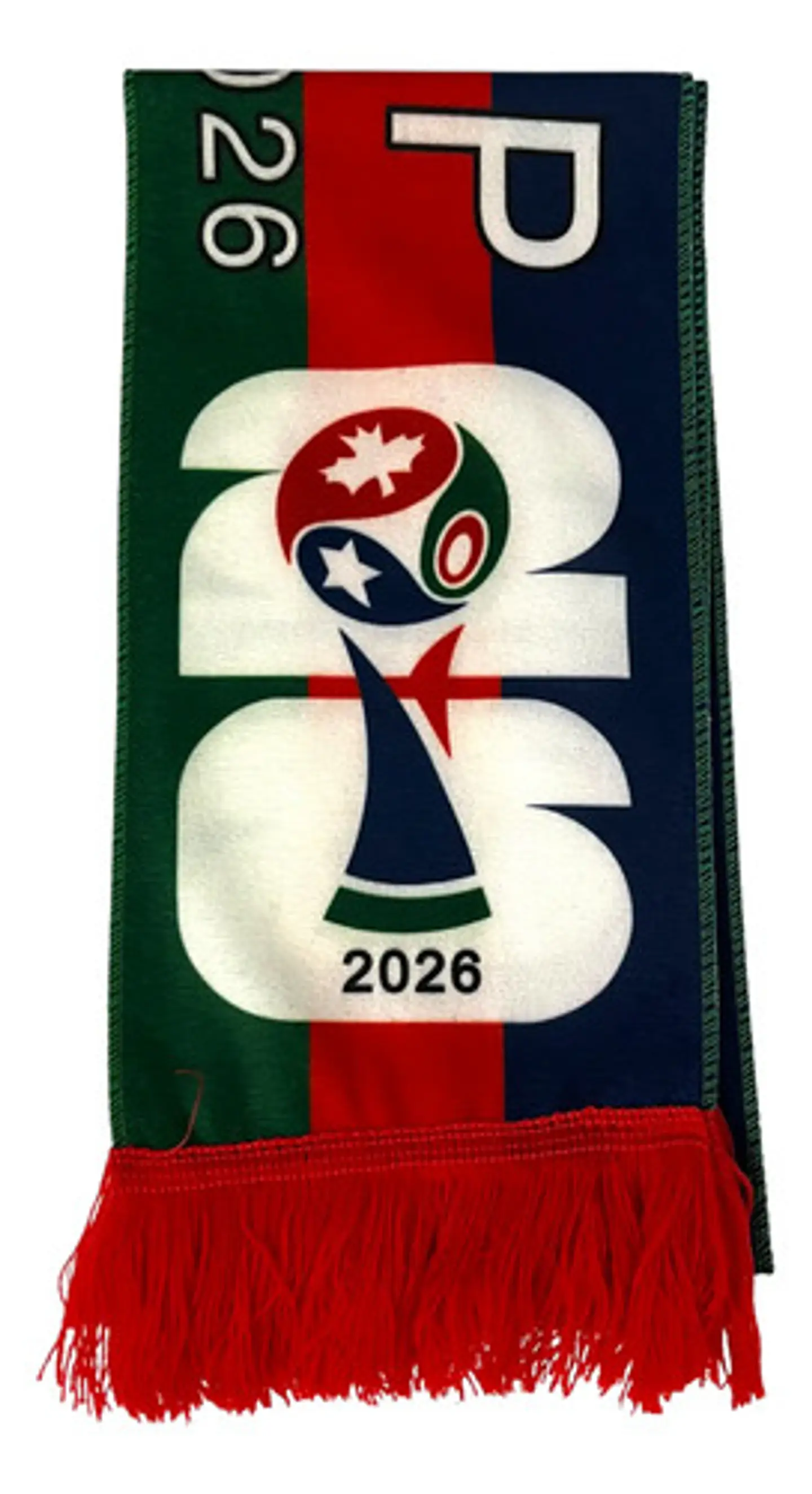 Bufanda Fútbol Hincha Selecciones Mundial 2026 3