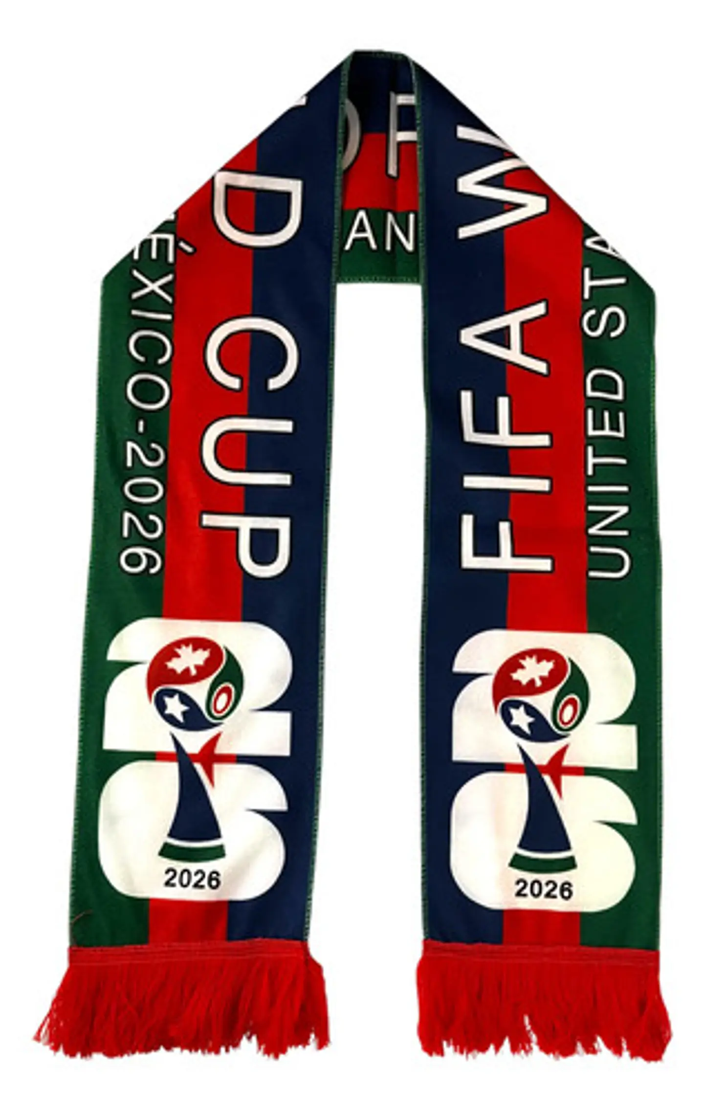 Bufanda Fútbol Hincha Selecciones Mundial 2026 4