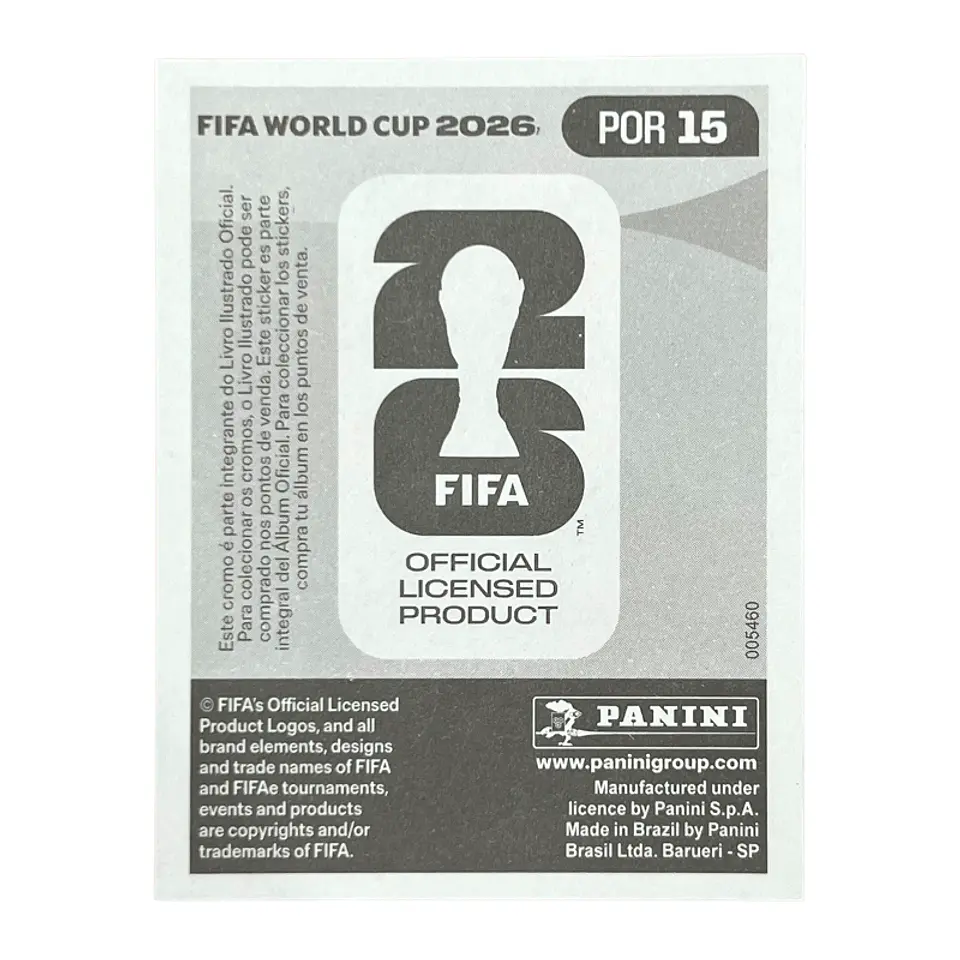 Lámina POR 15 Cristiano Ronaldo Panini - Mundial 2026 2