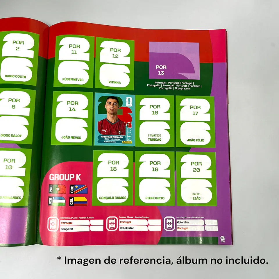 Lámina POR 15 Cristiano Ronaldo Panini - Mundial 2026 4