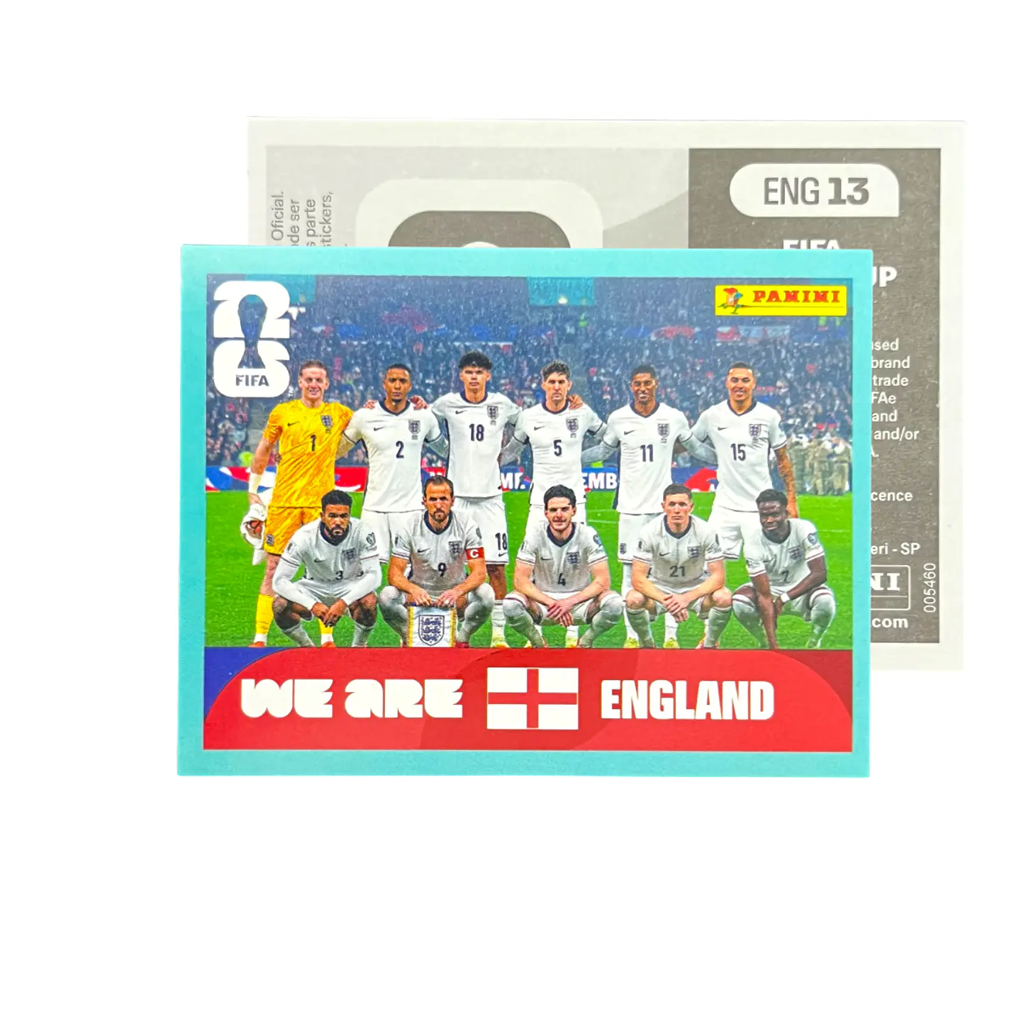 Lámina Panini ENG 13 - Equipo Copa Mundial Fifa 2026 1
