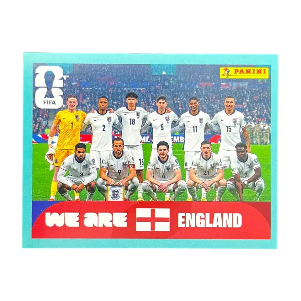 Lámina Panini ENG 13 - Equipo Copa Mundial Fifa 2026 2
