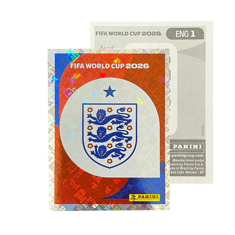 Láminas Selección Inglaterra Panini Copa Mundial Fifa 2026