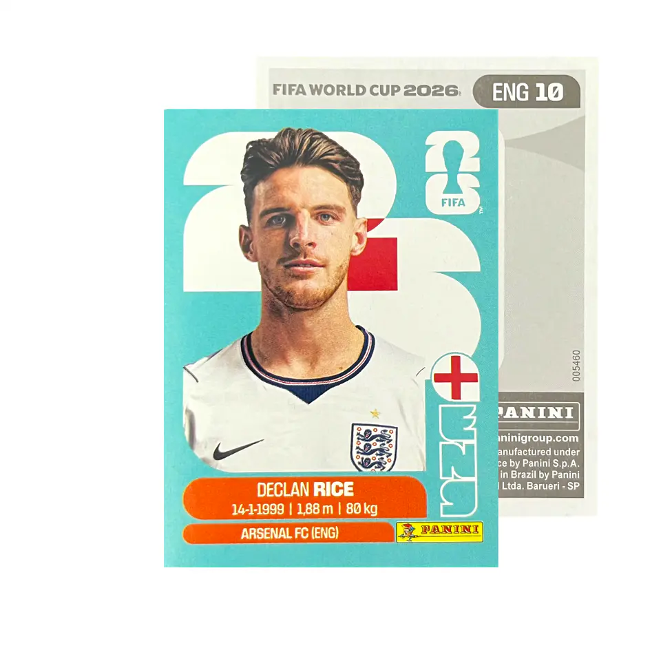 Láminas Selección Inglaterra Panini Copa Mundial Fifa 2026 5