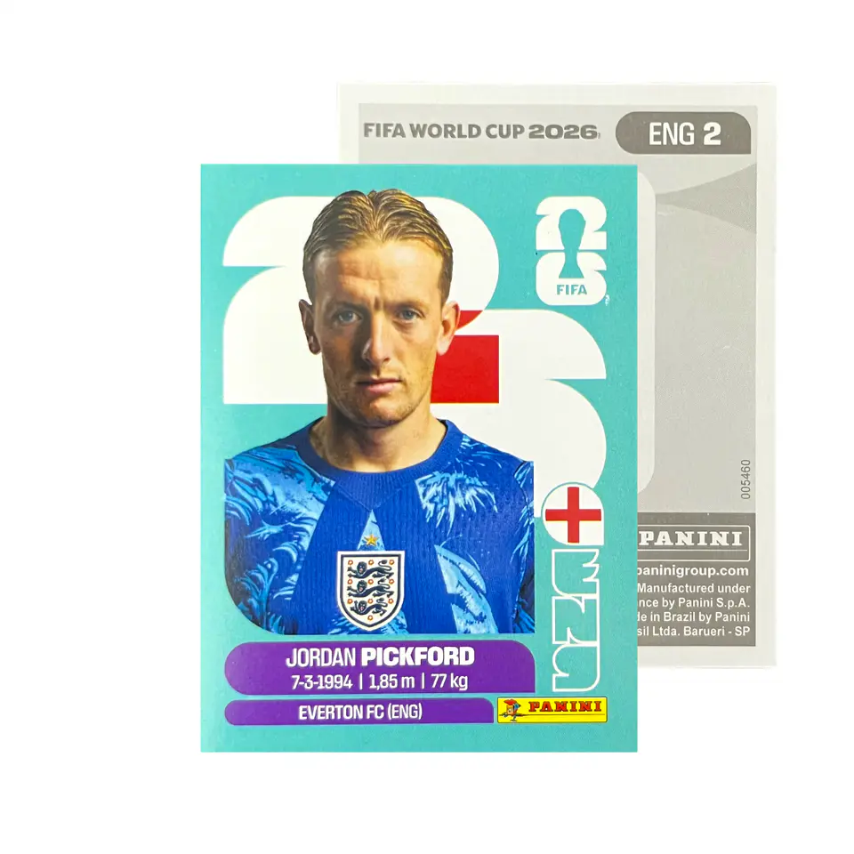 Láminas Selección Inglaterra Panini Copa Mundial Fifa 2026 11