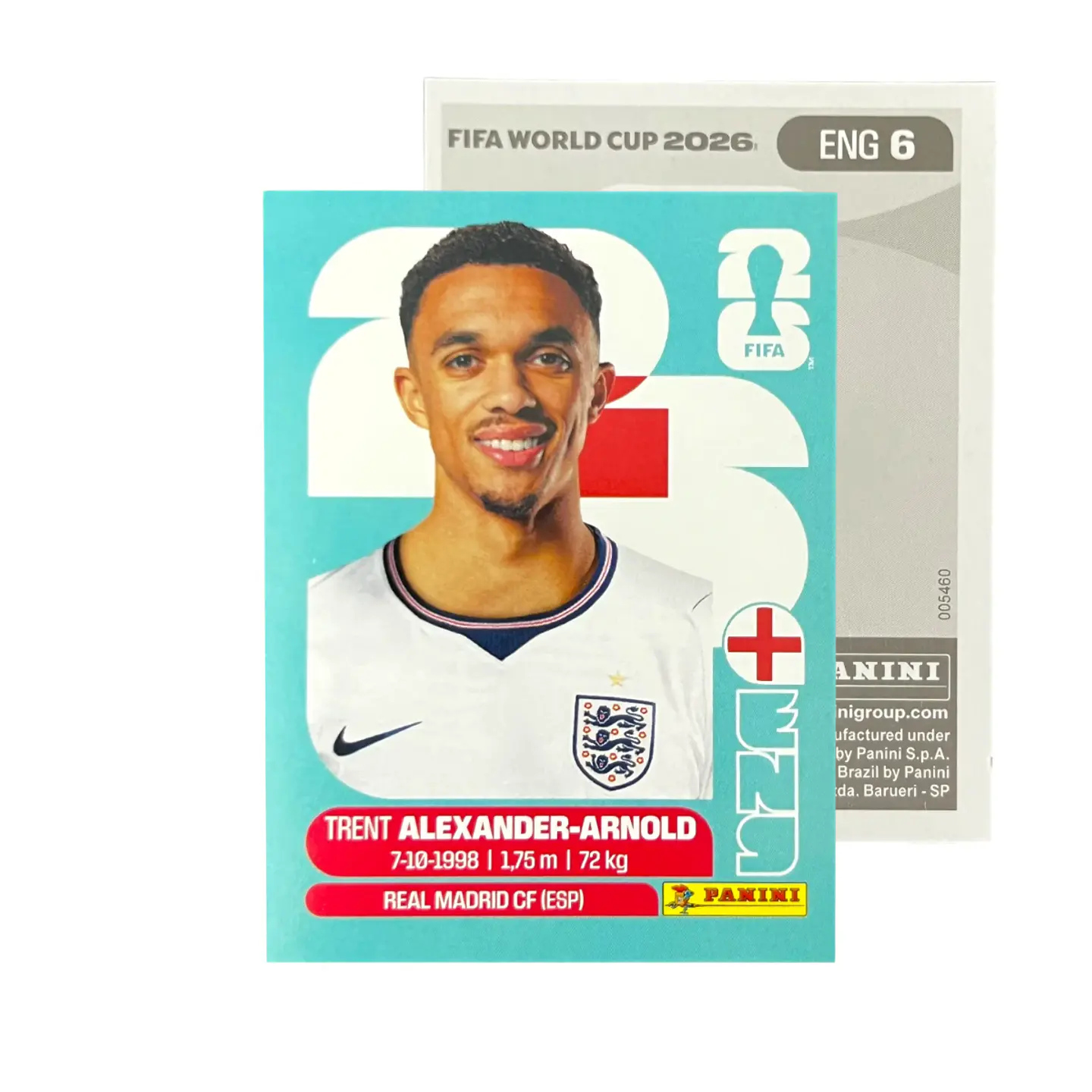 Láminas Selección Inglaterra Panini Copa Mundial Fifa 2026 15