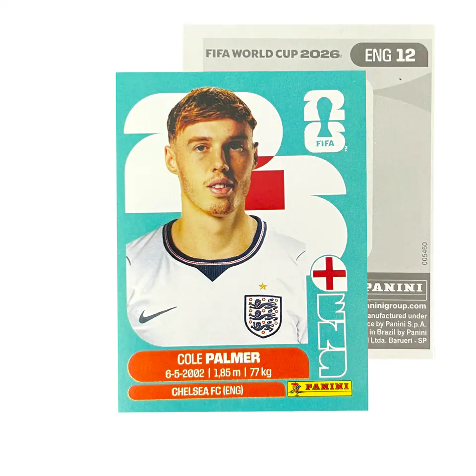 Láminas Selección Inglaterra Panini Copa Mundial Fifa 2026 23