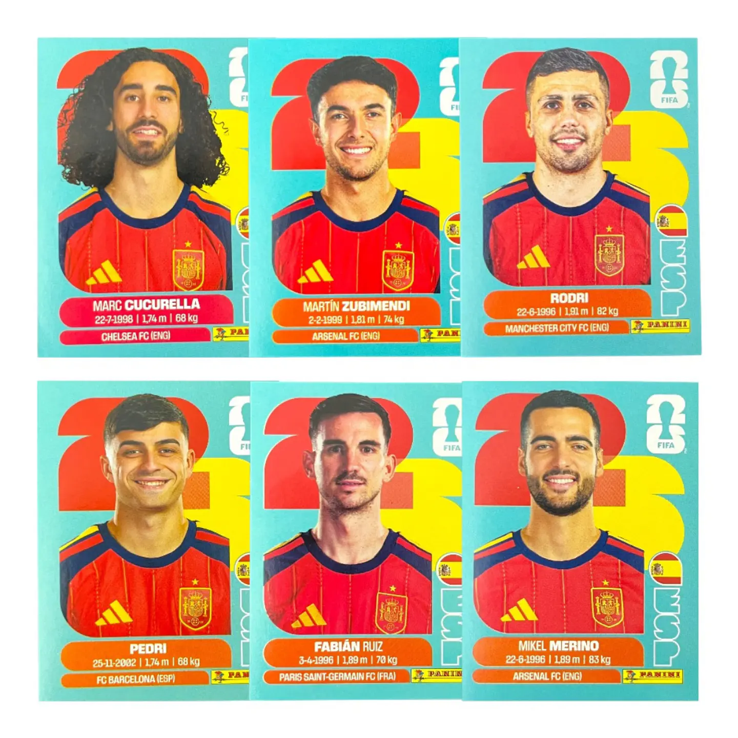 Láminas Selección España Panini Copa Mundial Fifa 2026 24