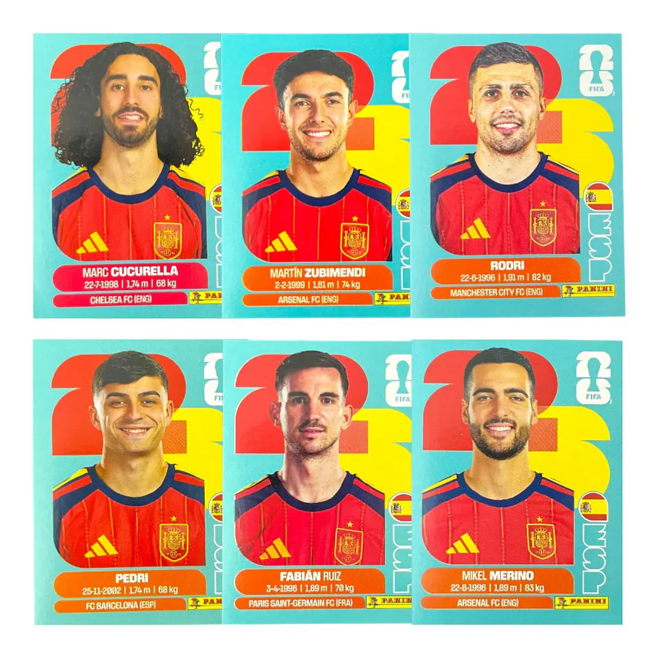 Láminas Selección España Panini Copa Mundial Fifa 2026 24