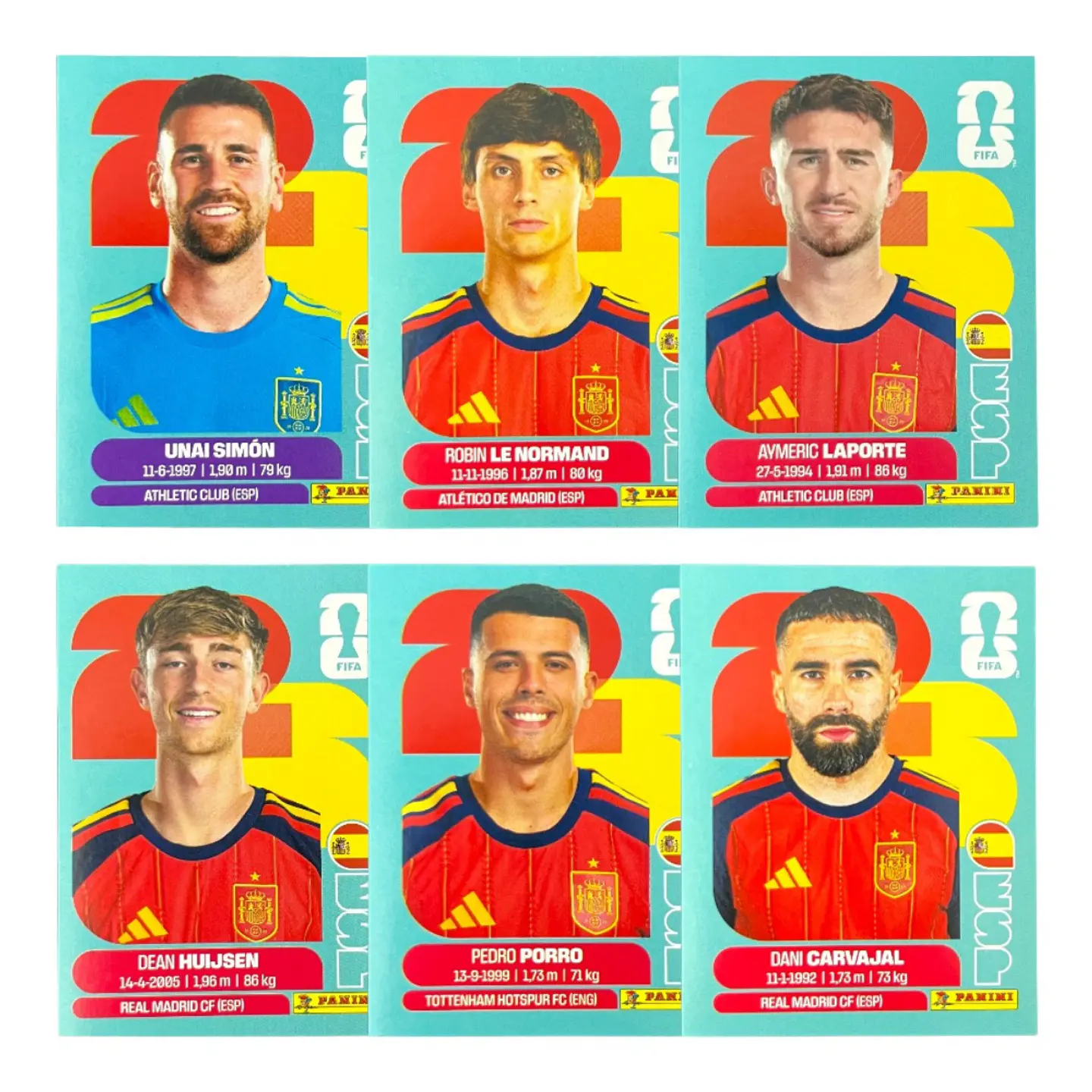 Láminas Selección España Panini Copa Mundial Fifa 2026 23