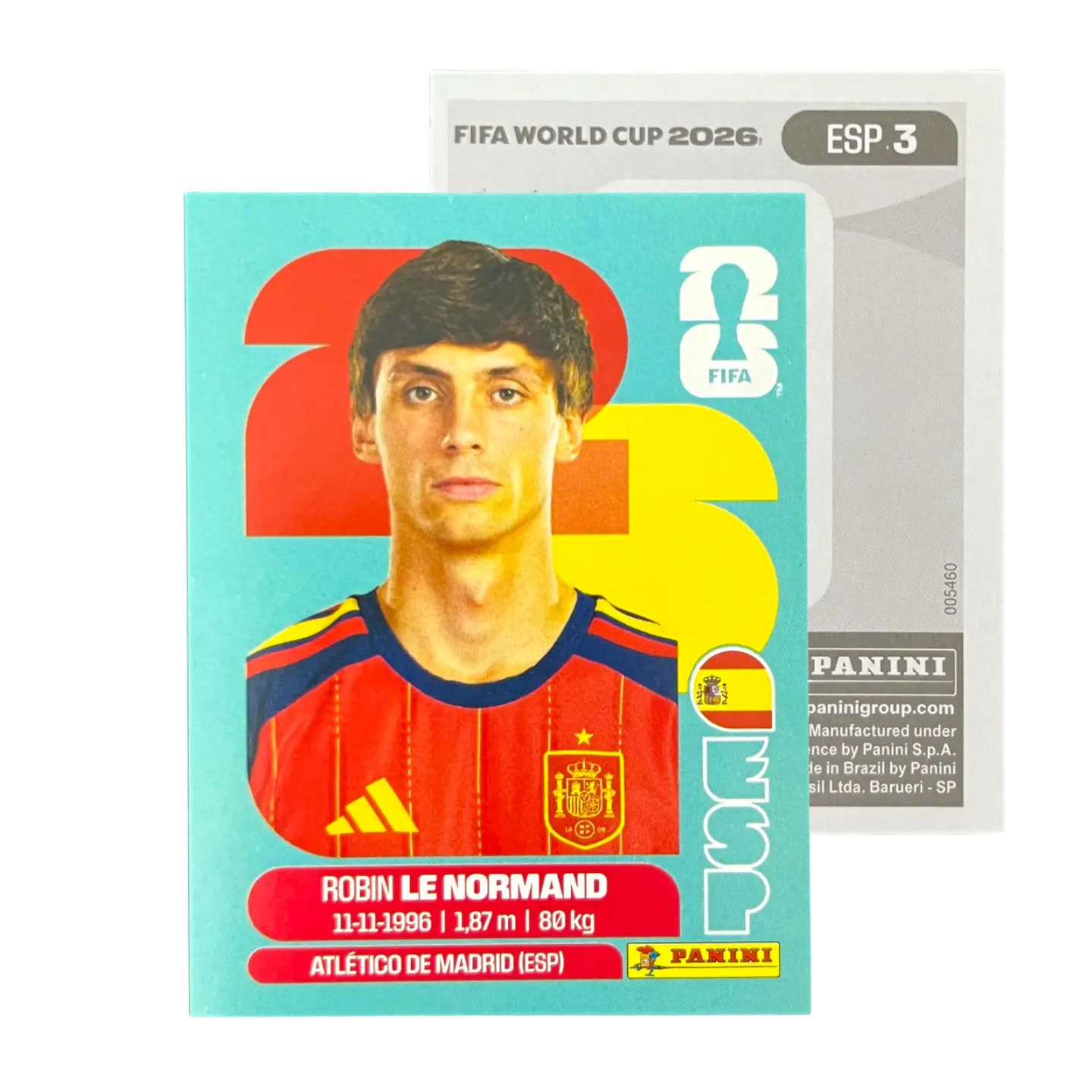 Láminas Selección España Panini Copa Mundial Fifa 2026 3