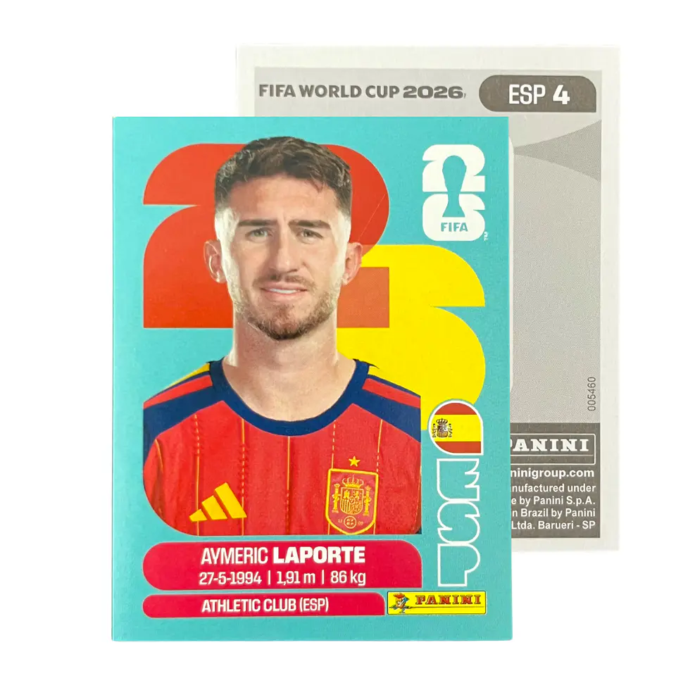Láminas Selección España Panini Copa Mundial Fifa 2026 4