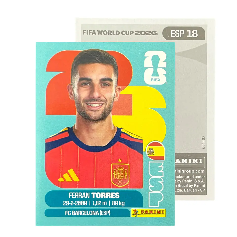 Láminas Selección España Panini Copa Mundial Fifa 2026 18