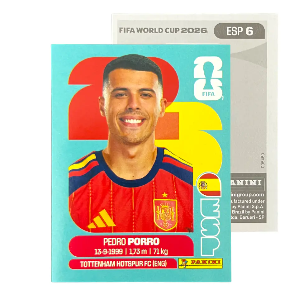 Láminas Selección España Panini Copa Mundial Fifa 2026 6