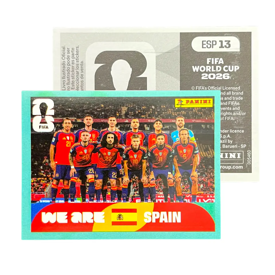 Láminas Selección España Panini Copa Mundial Fifa 2026 13