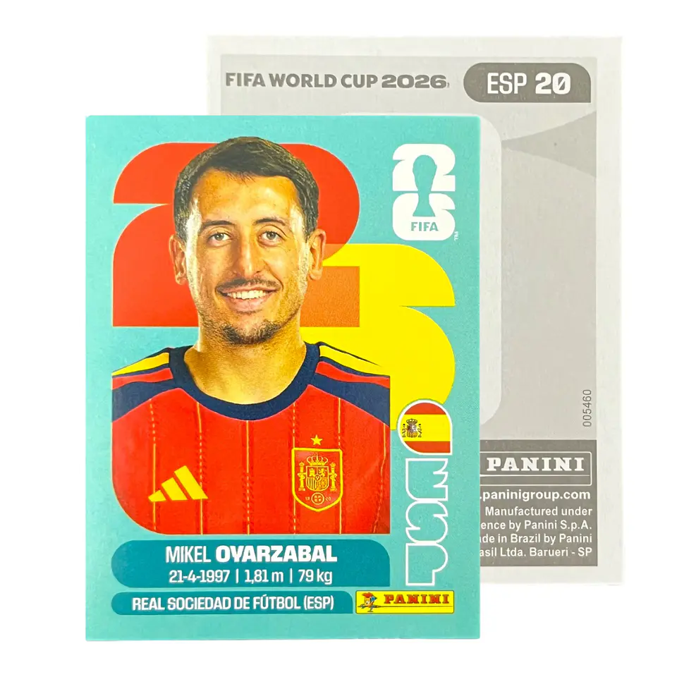 Láminas Selección España Panini Copa Mundial Fifa 2026 20