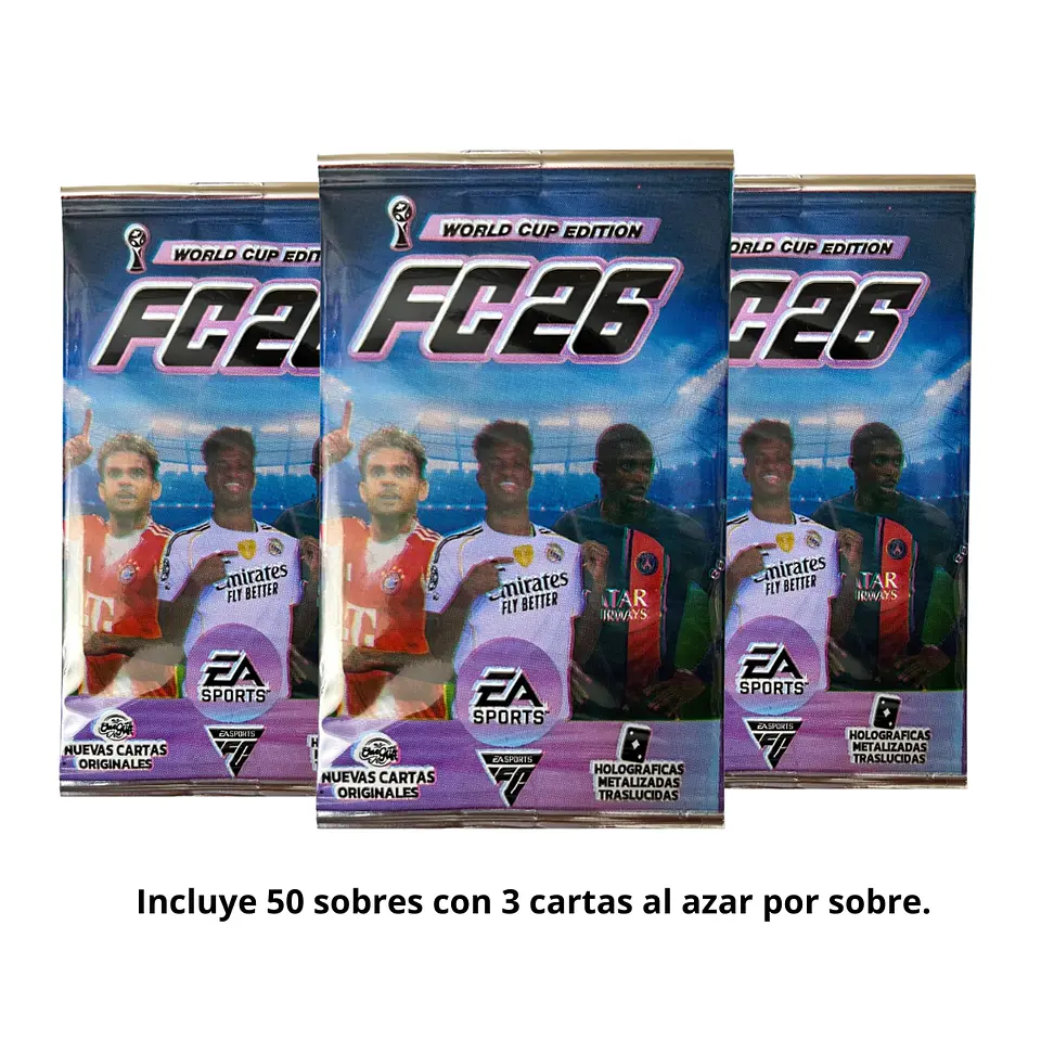 150 Cartas Fútbol Fc26 World Cup Edition Coleccionables 3