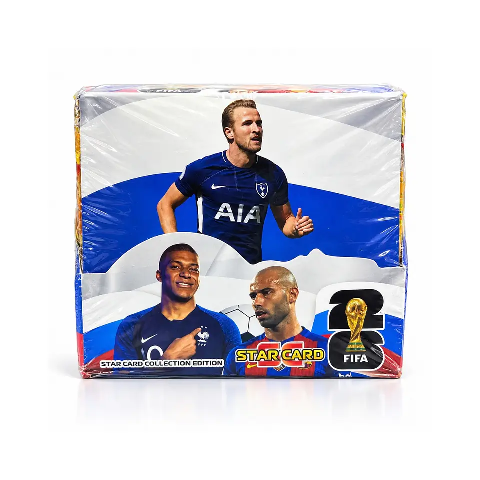 Caja De Cartas Fútbol FIFA Star Card Hologramas Coleccionables 9