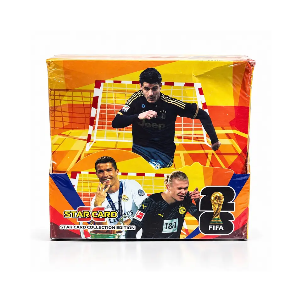 Caja De Cartas Fútbol FIFA Star Card Hologramas Coleccionables 10