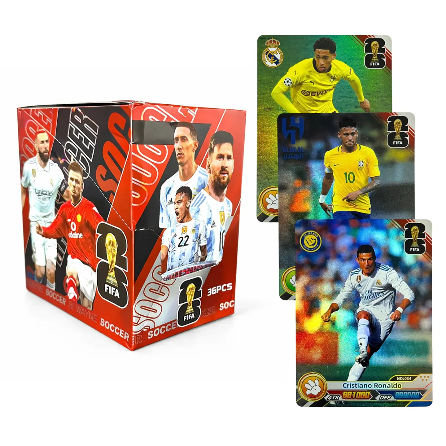 Caja De Cartas Fútbol FIFA Star Card Coleccionables 1