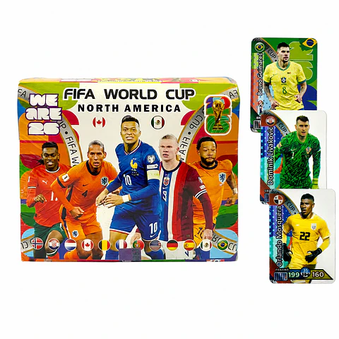 Caja Cartas Fútbol Fifa World Cup 2026 Coleccionables