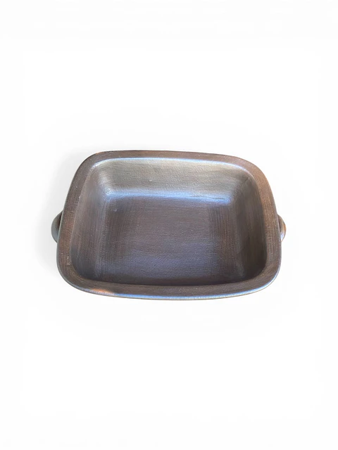 Budinera mediana rectangular con borde 