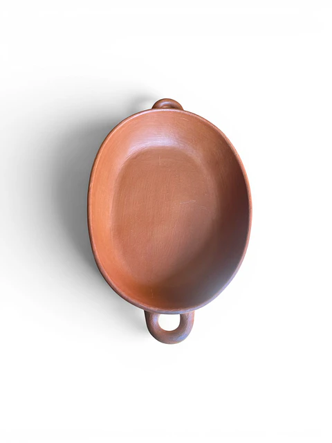 Budinera grande ovalada con orejas 