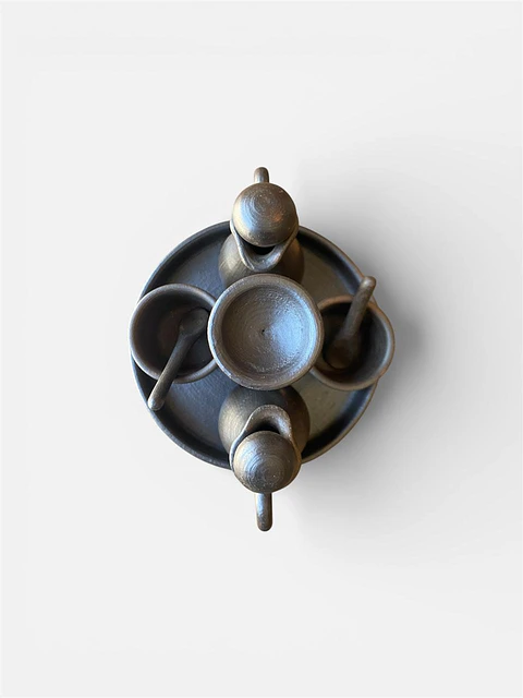 Alcuza utilitaria hecha a mano