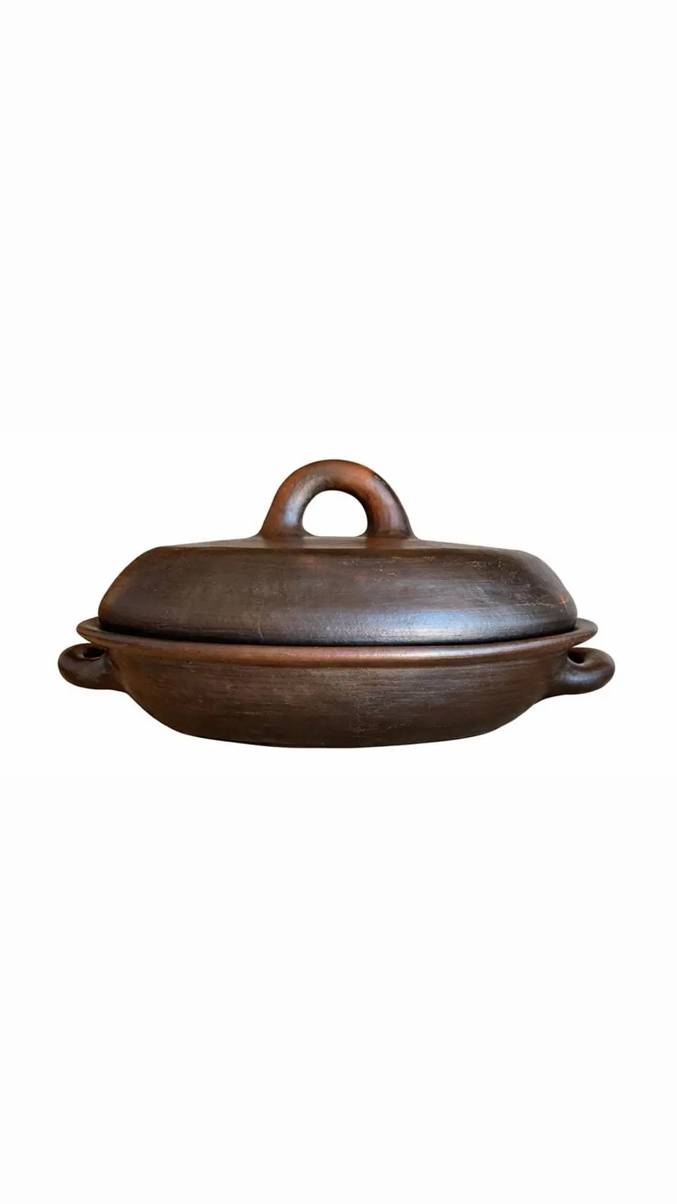 Fuente grande ovalada con tapa  1